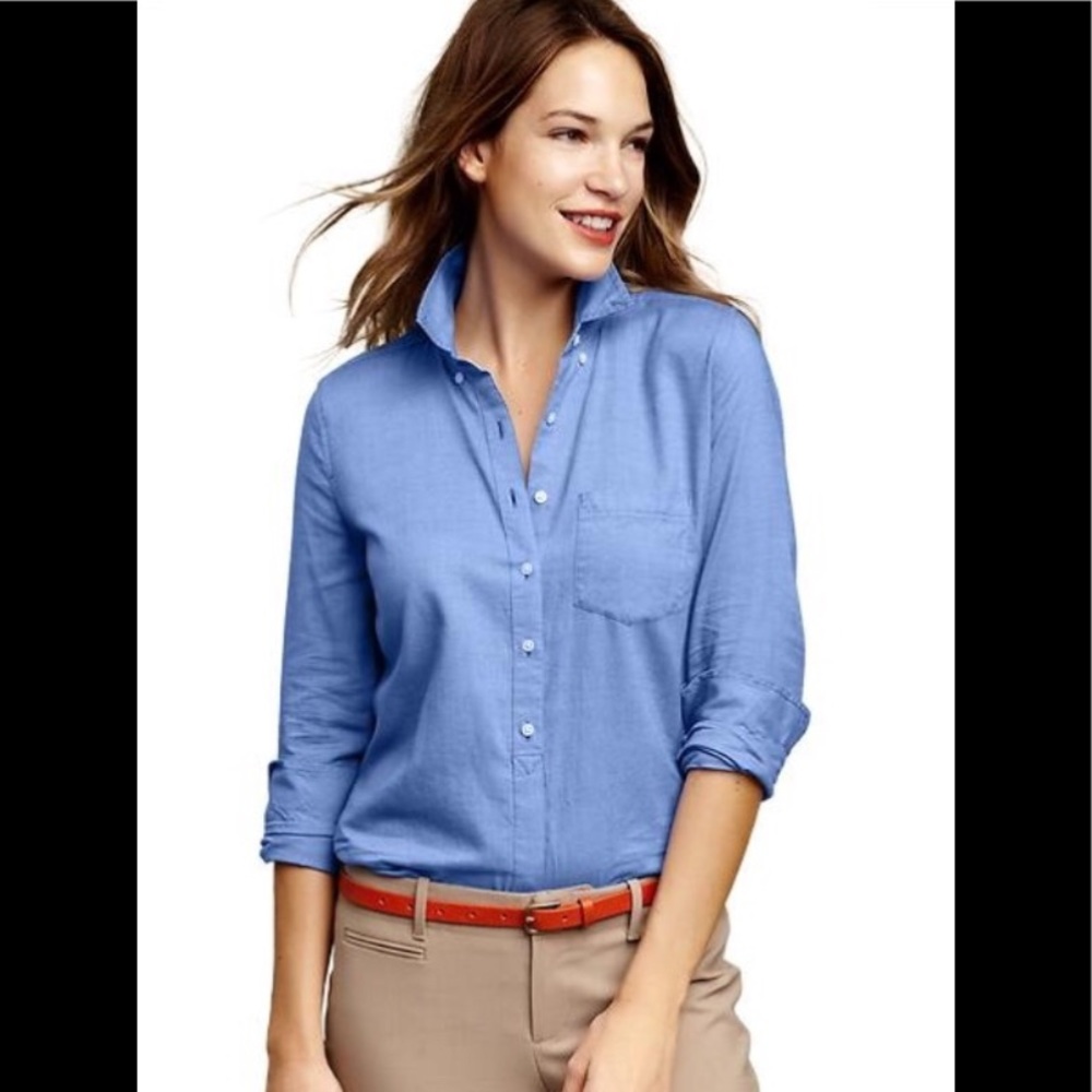 Gap Super Soft Cotton Perfect Oxford Shirt